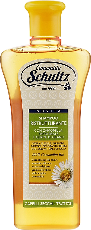 Шампунь для світлого волосся, живильний - Schultz Camomilla Shampoo