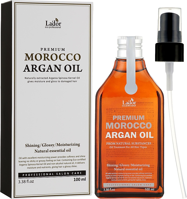 Олія арганова для волосся - La'dor Premium Morocco Argan Oil — фото N2