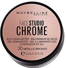 Хайлайтер - Maybelline New York Face Studio Chrome Jelly Highlighter — фото N1