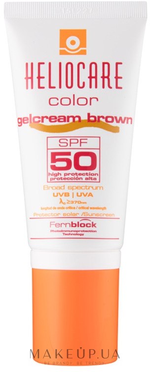 Солнцезащитный тональний гель-крем - Cantabria Labs Heliocare Color Gelcream SPF50 — фото Brown