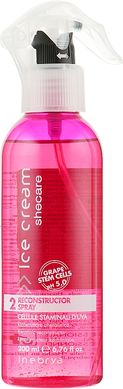 Спрей для сухих и поврежденных волос - Inebrya Ice Cream SheCare Reconstructor Spray
