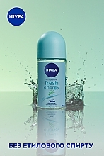 Дезодорант-антиперспірант кульковий "Енергія свіжості" - NIVEA Energy Fresh Deodorant Roll-On — фото N4