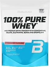 Протеин "Клубника" - BioTech 100% Pure Whey Strawberry — фото N1