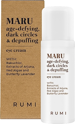 Антивозрастной крем для век против темных кругов и отечности - Rumi Puga Anti-Aging & Depuffing Eye Cream — фото N1