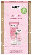 Парфумерія, косметика Набір - Weleda Sensitive Pampering (sh/gel/200ml + h/cr/50ml)