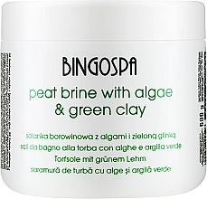 Мягкая соль для ванн с зеленой глиной - BingoSpa — фото N1