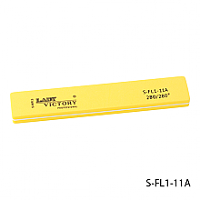 Бафик шліфувальний прямокутний, жовтий (280/280) - Lady Victory — фото N1