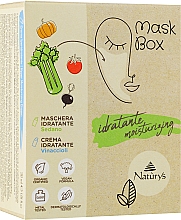 Набор "Увлажнение" - Bema Cosmetici Naturys Vanity Routine Mask Box Moisturizing (f/mask/30ml + f/cr/30ml) — фото N1