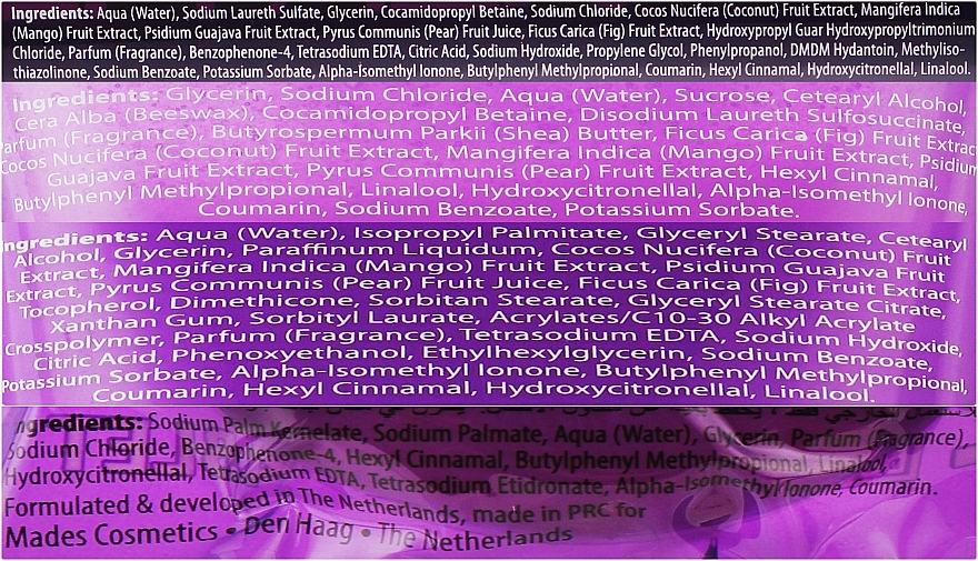 Набор "Атлантический инжир" - Mades Cosmetics Body Resort (sh/gel/250ml + b/sc/250ml + h/cr/100ml + soap/50g) — фото N3