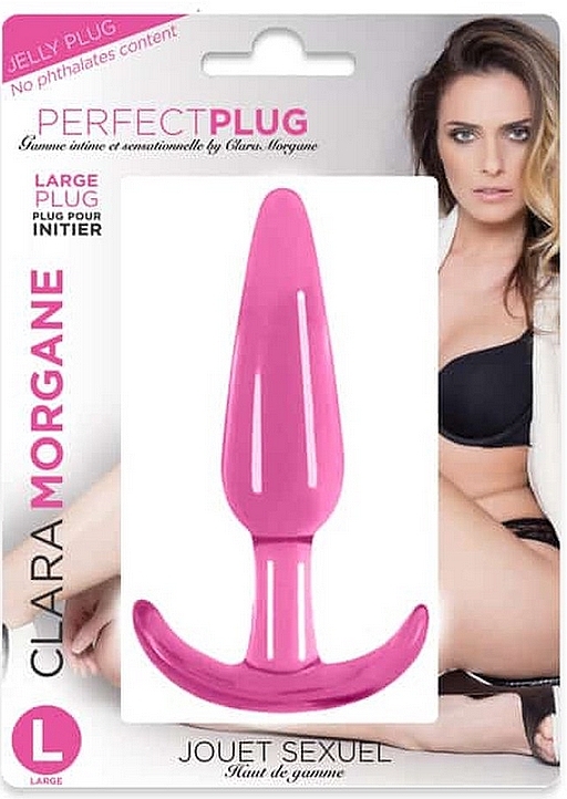 Анальна пробра, розмір L, рожева - Clara Morgane Perfect Plug L — фото N2