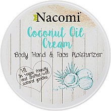 Кокосовий крем для тіла  - Nacomi Coconut Cream — фото N1