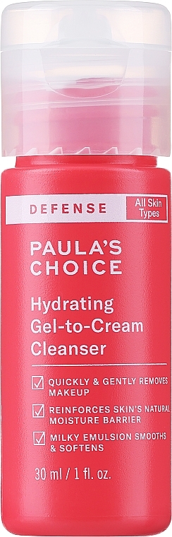 Увлажняющий очищающий гель-крем - Paula's Choice Hydrating Gel-to-Cream Cleanser — фото N1