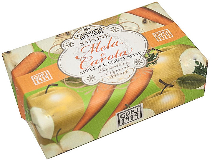 Мыло "Яблоко и морковь" - Gori 1919 Apple & Carrot Soap — фото N1