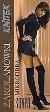 Гольфы для женщин из микрофибры "Sonya", 40 den, nero - Knittex — фото N1