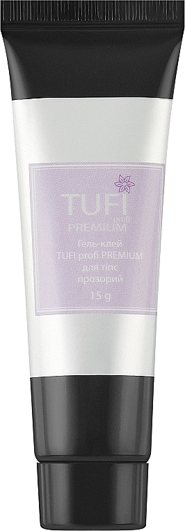 Гель-клей для типсов прозрачный - Tufi Profi Premium — фото N1