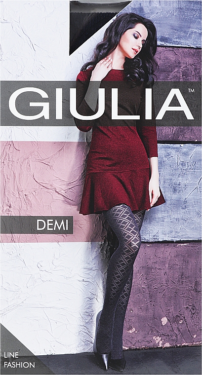 Колготки для жінок "Demi 3" 120 Den, navy - Giulia — фото N1