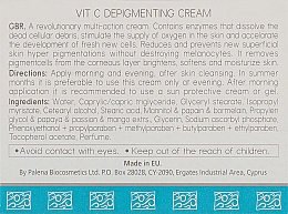 Отбеливающий крем с витамином С - Spa Abyss Vit C Depigmenting Cream — фото N3