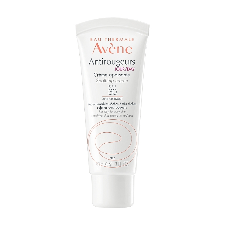 УЦЕНКА Успокаивающий дневной крем для лица - Avene Antirougeurs Jour Day Cream SPF 30 * — фото N1