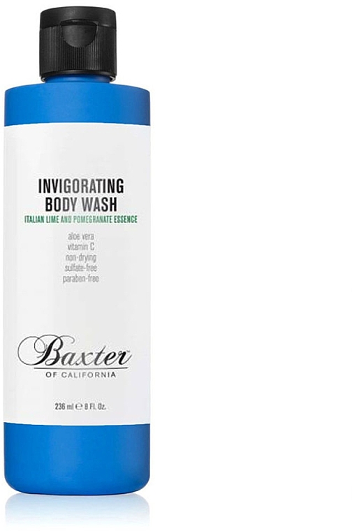 Гель для душа - Baxter of California Invigorating Body Wash Italian Lime and Pomegranate — фото N1