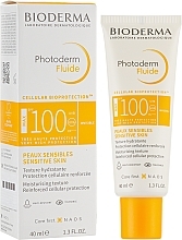 УЦЕНКА Солнцезащитный флюид для лица - Bioderma Photoderm Fluide Max SPF100+ * — фото N2