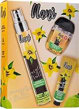 Парфумерія, косметика Набір - Nani Vanilla & Fruits Body Care Gift Set (b/mist/75ml + h/cr/30ml + h/gel/30ml)