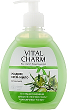 Жидкое крем мыло "Оливковое" - Vital Charm — фото N1
