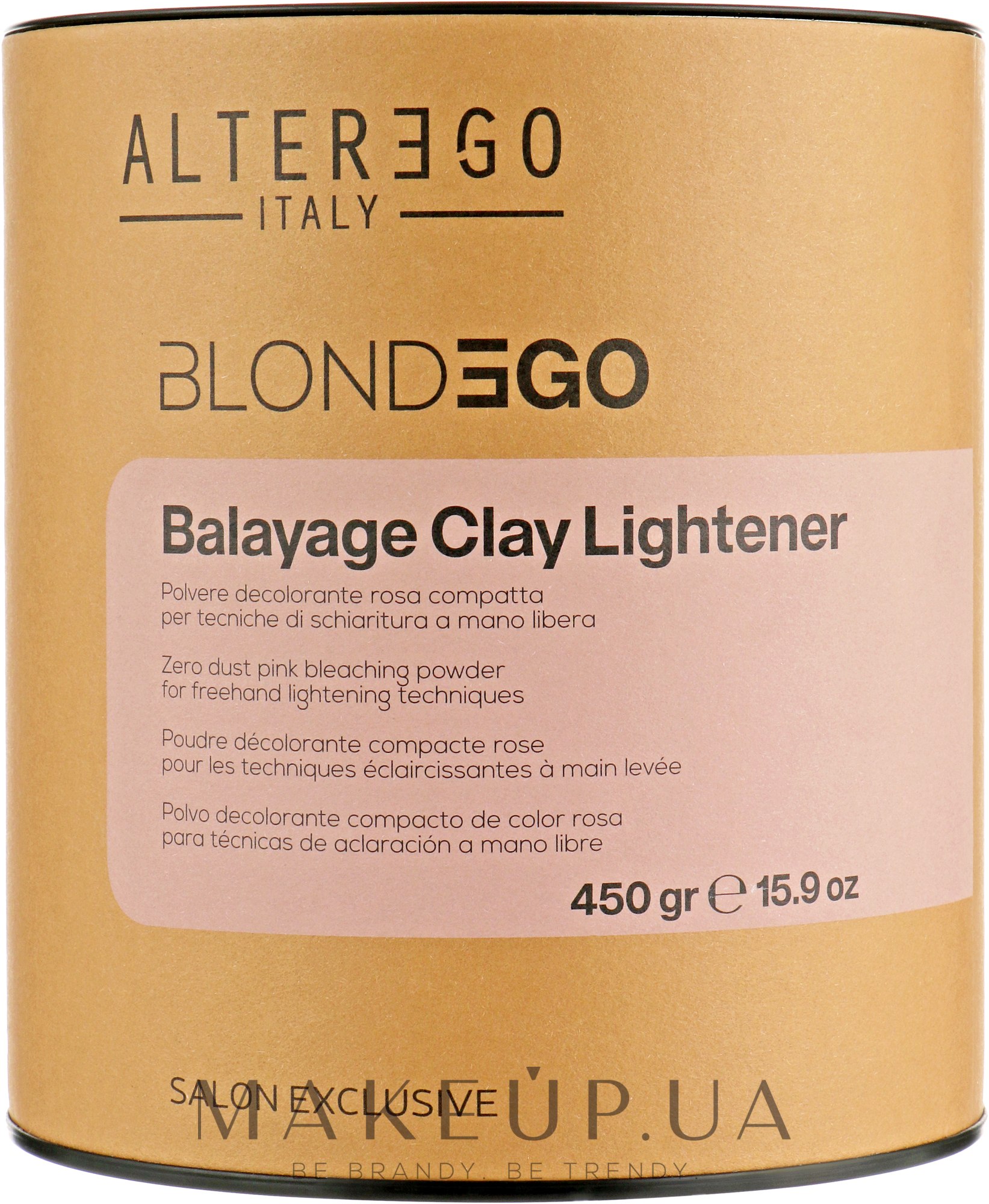 Осветляющий порошок с глиной - Alter Ego BlondEgo Balayage Clay Lightener — фото 450g
