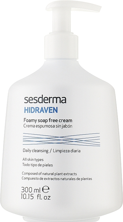 Пенящийся гель для умывания лица и тела - SesDerma Laboratories Hidraven Foamy Soapless Cream