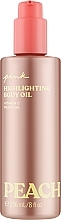 Олія для тіла з хайлайтером - Victoria's Secret Pink Highlighting Body Oil Peach — фото N1