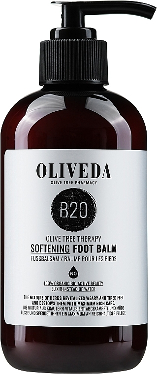 Пом'якшувальний бальзам для ніг - Oliveda B20 Softening Foot Balm — фото N1