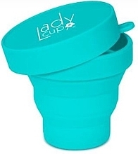 Контейнер для зберігання та дезінфекції менструальної чаші, 150 мл, блакитний - LadyCup — фото N1