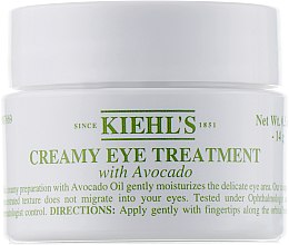 Крем для шкіри навколо очей, з авокадо - Kiehl's Creamy Eye Treatment with Avocado — фото N1