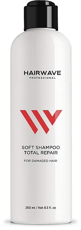 Шампунь безсульфатний для пошкодженого волосся "Total Repair" - HAIRWAVE Sulfate Free Shampoo Total Repair — фото N1