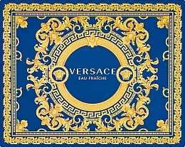 Versace Man Eau Fraiche - Набір (edt/50ml + a/sh/balm/50ml + sh/gel/50ml) — фото N1