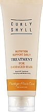 Маска-кондиціонер для щоденного використання для пошкодженого волосся - Curly Shyll Nutrition Support Daily Treatment — фото N2