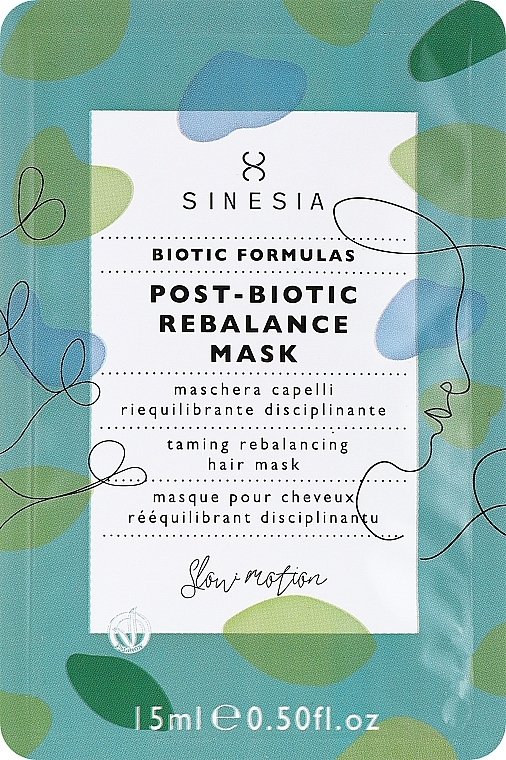 Маска для волос "Ребаланс с постбиотиками" - Sinesia Biotic Formulas (пробник) — фото N1