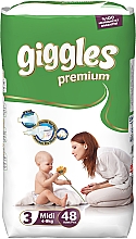 Підгузки Giggles Premium Jumbo Packs Midi (4-9 кг) 48 шт - Giggles — фото N2