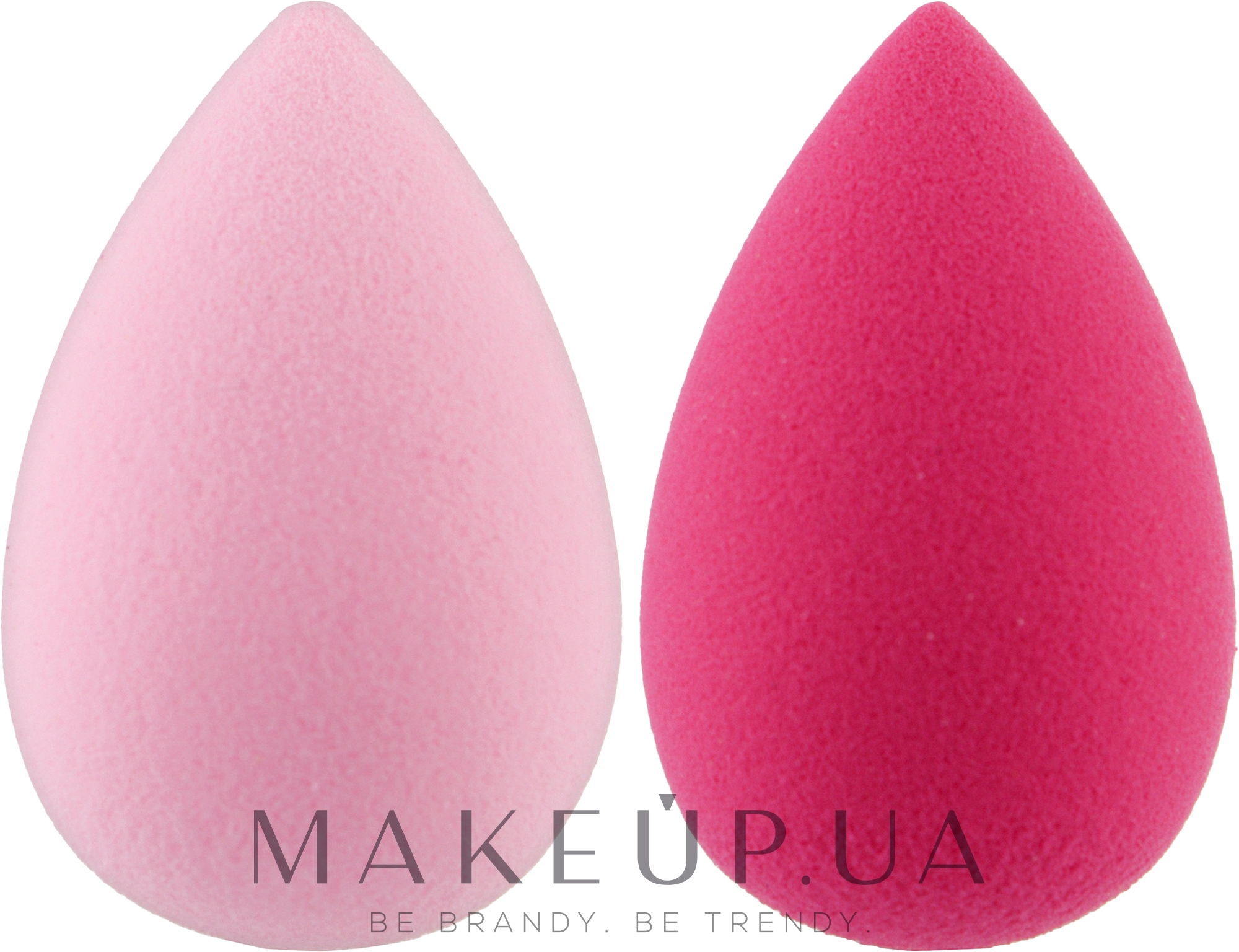 Мини-спонж для макияжа, 2 шт. - Tools For Beauty Mini Concealer Makeup Sponge Pink — фото 2шт