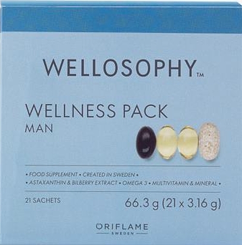 Комплекс для мужчин - Oriflame Wellosophy Wellness Pack Man  — фото N1