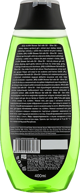 Гель для душу "Оливкова олія" - Lilien Olive Oil Shower Gel — фото N2