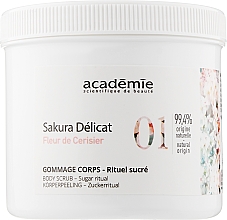Скраб для тела "Сахарный сироп" - Academie Sakura Delicat Body Scrub — фото N1