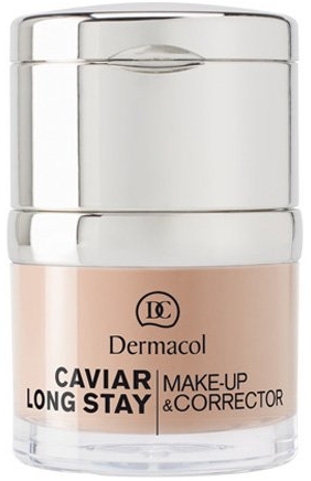 Коректор для обличчя - Dermacol Caviar Long Stay Make-Up & Corrector