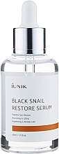 УЦЕНКА Восстанавливающая сыворотка с муцином черной улитки - IUNIK Black Snail Restore Serum * — фото N2