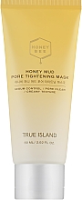 Духи, Парфюмерия, косметика Маска для сужения пор - True Island Honey Bee Honey Mud Pore Tightening Mask