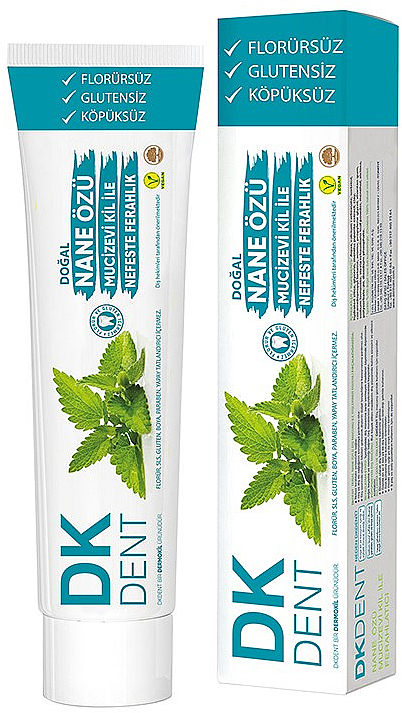 Зубна паста - Dermokil DKDent Mint Extract Natural Toothpaste — фото N1