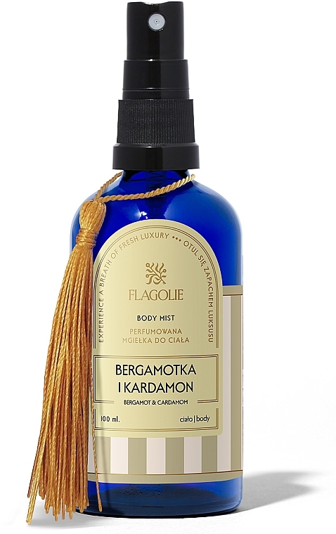 Спрей для тіла - Flagolie Bergamot & Cardamon Perfumed Body Mist — фото N1