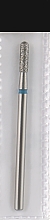 Фреза алмазна, заокруглений циліндр, L-8 мм, 2.3 мм, синя - Head The Beauty Tools — фото N1