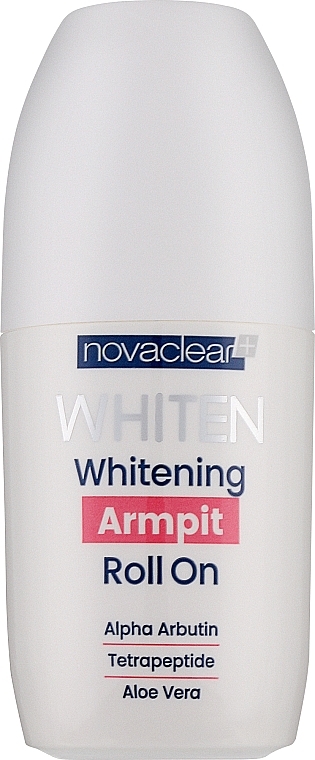 Отбеливающий ролик для области подмышек - Novaclear Whiten Whitening Armpit Roll On — фото N1