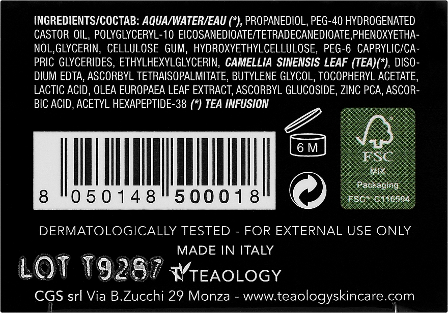 Эликсир для лица с белым чаем - Teaology White Tea Miracle Drops Serum — фото N3