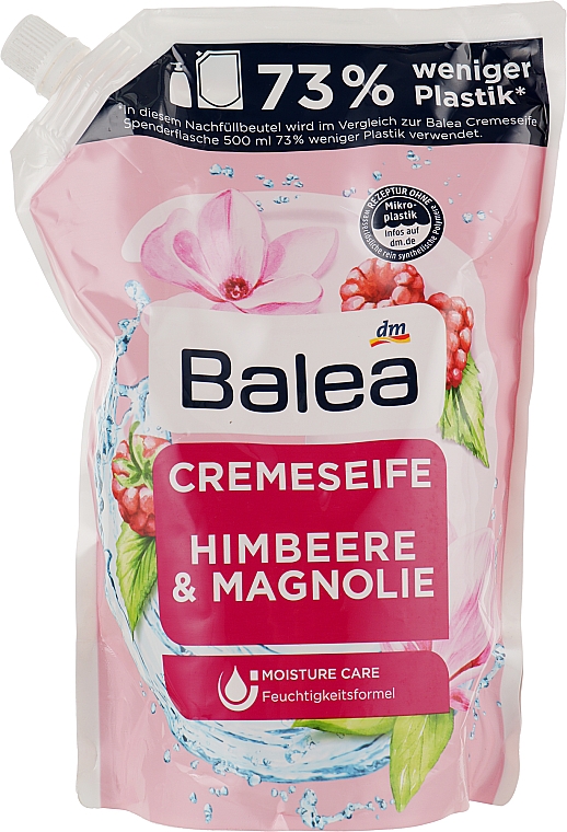 Жидкое крем-мыло для рук с малиной и магнолией - Balea Raspberry & Magnolia Cream Soap — фото N1
